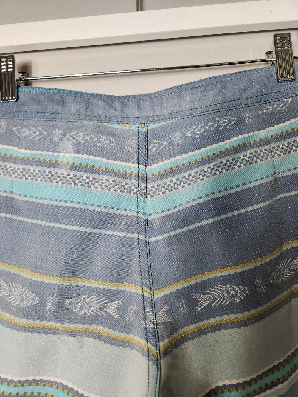 Toad&Co Mens |32| Blue Patterned Cetacean Trunk Board 9.5